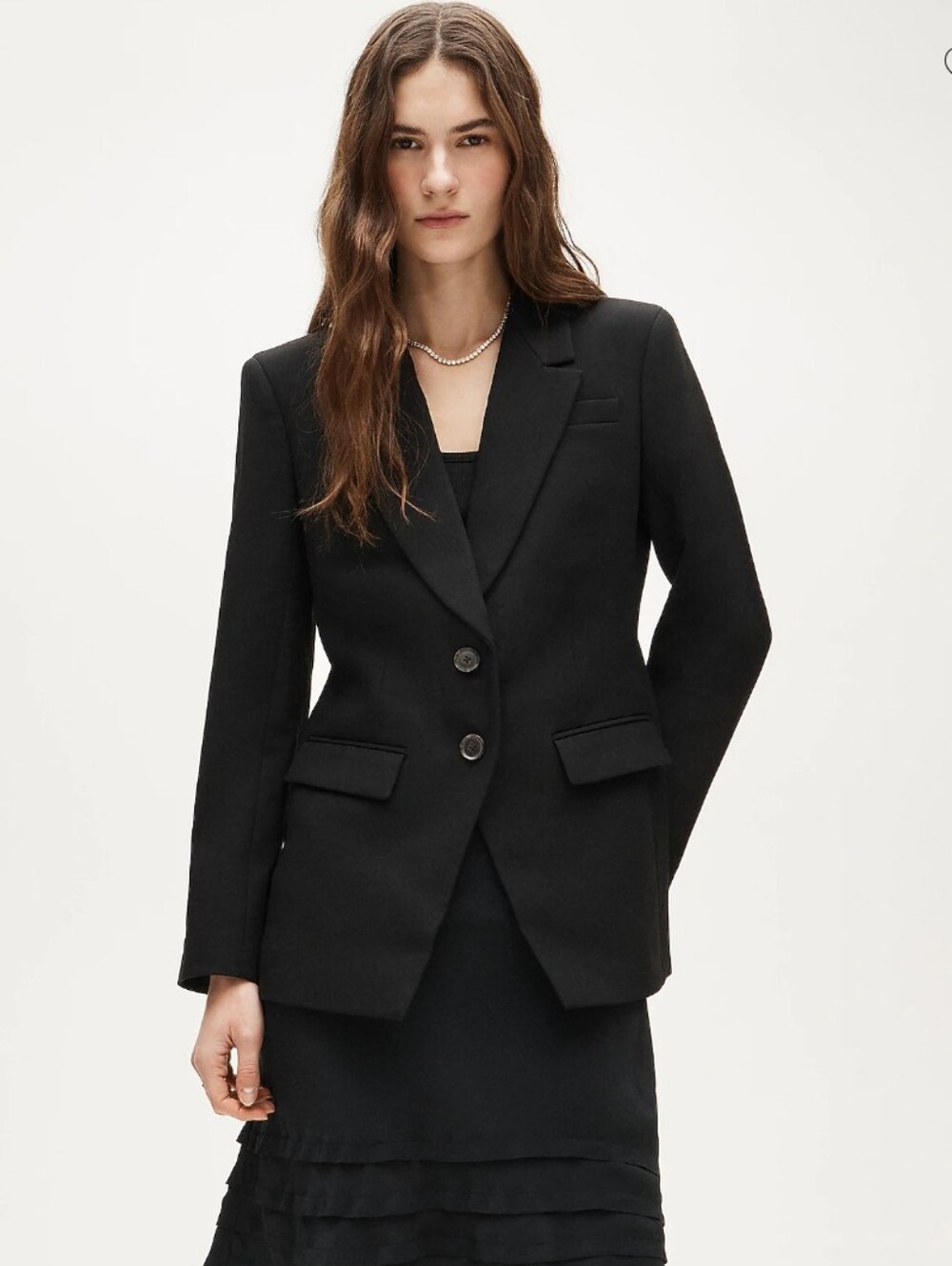 J Crew Tall Madelyn blazer in four-season stretch CD072 Size 16 Tall Black